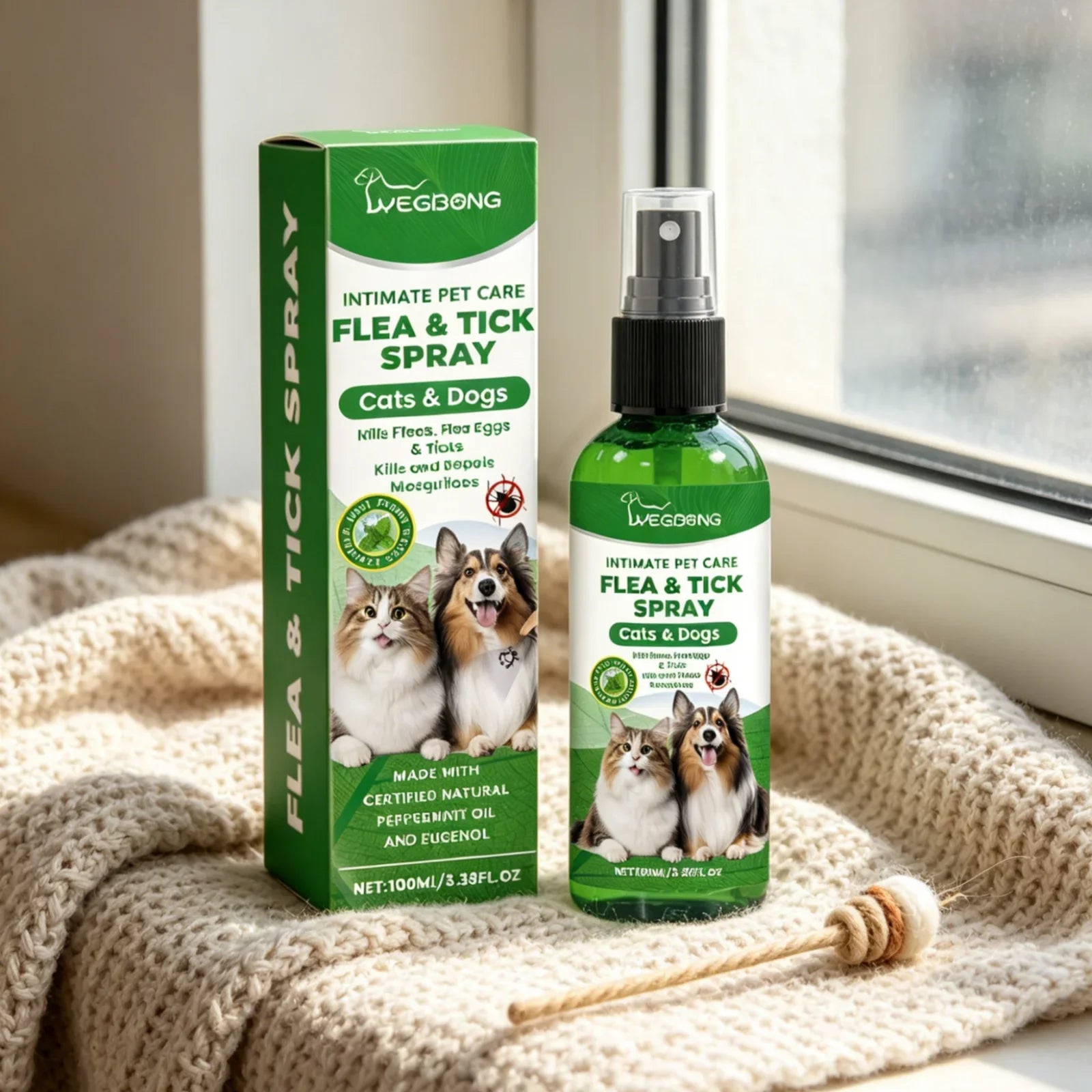 Natural Flea & Tick Defense Spray
