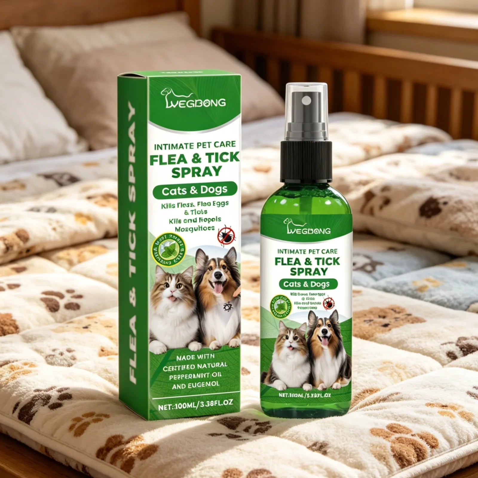 Natural Flea & Tick Defense Spray