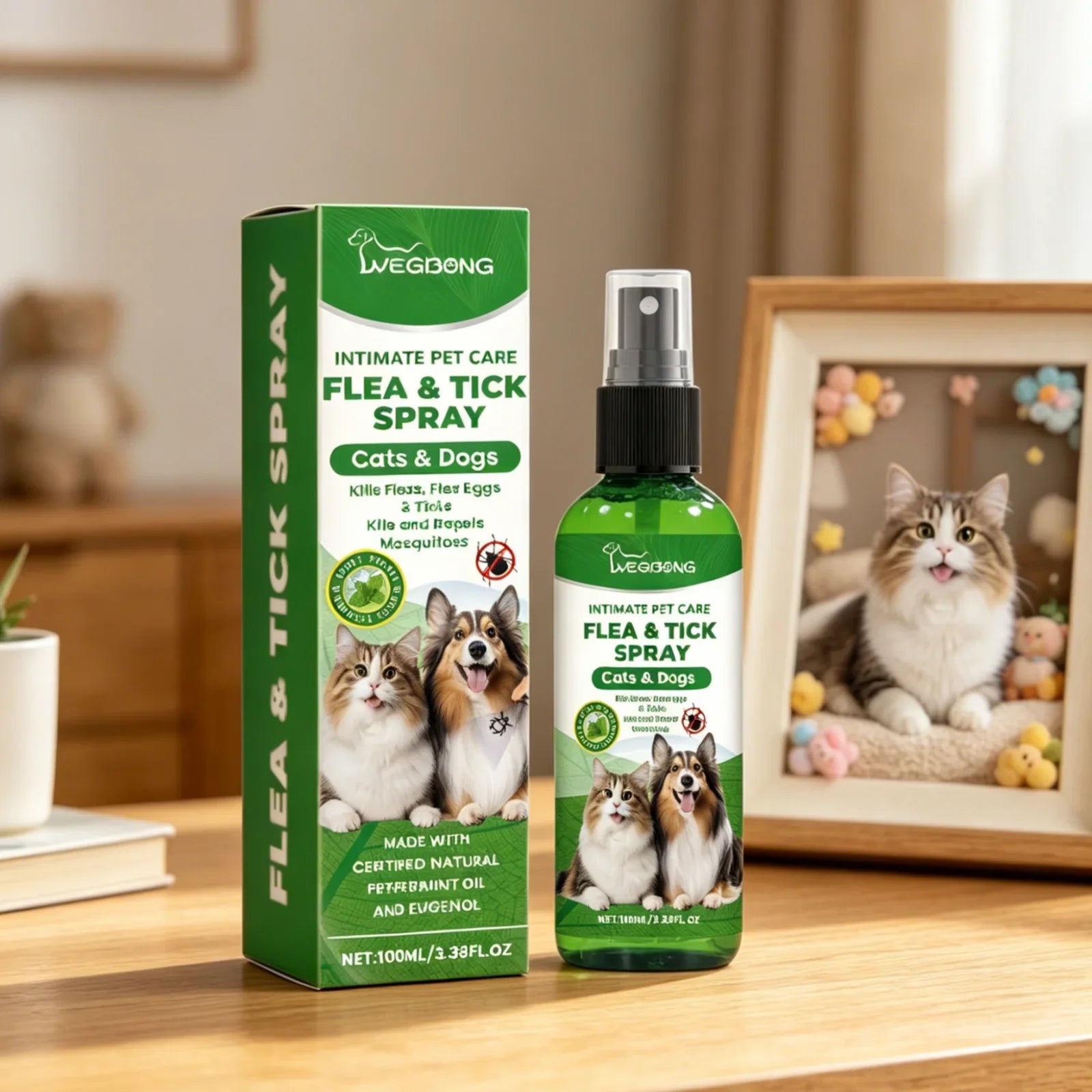 Natural Flea & Tick Defense Spray